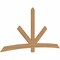 Ekena Millwork Alberta Timber Gable Bracket, Western Red Cedar, 108"W x 54"H x 1 1/2"D x 5 1/2"F, 12/12 Pitch GBW108X54X0206ALB00SWR - alternate 5